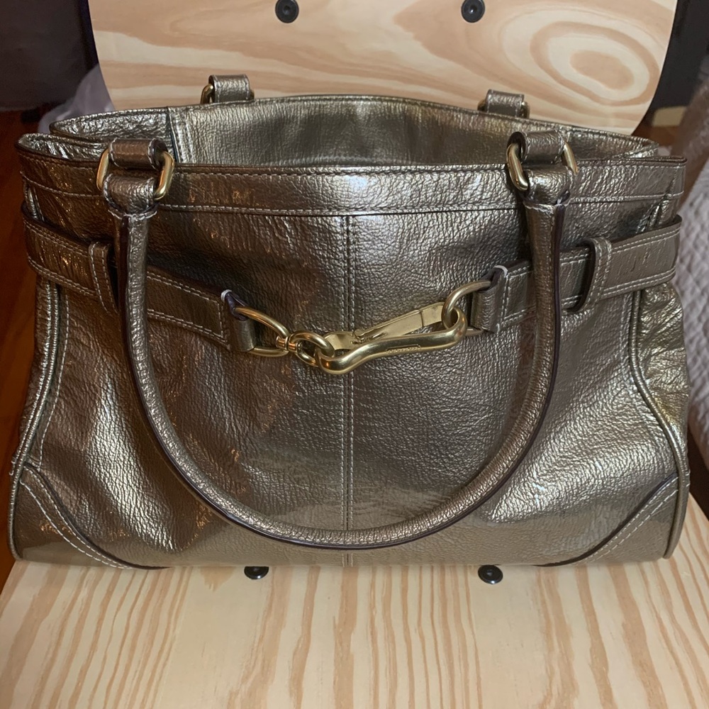 Leather Coach purse